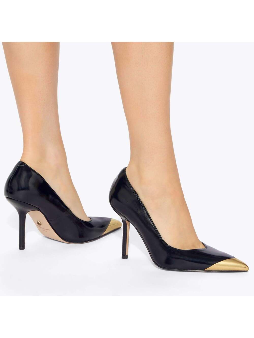 Kurt Geiger Regent Point Court Black Patent Heel EU39/US8